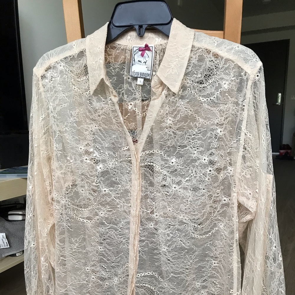 Anthropologie Yoana Baraschi lace shirts